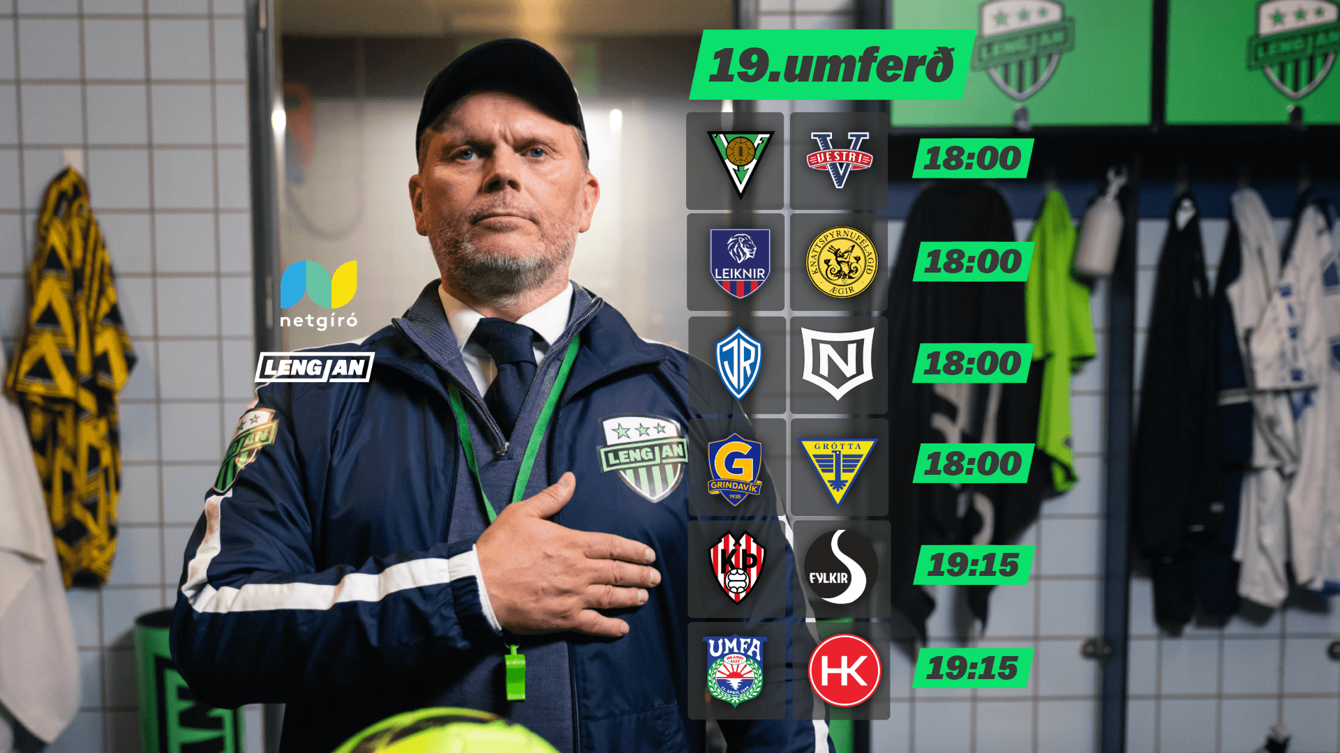 19. umferð Lengjudeildar karla í kvöld